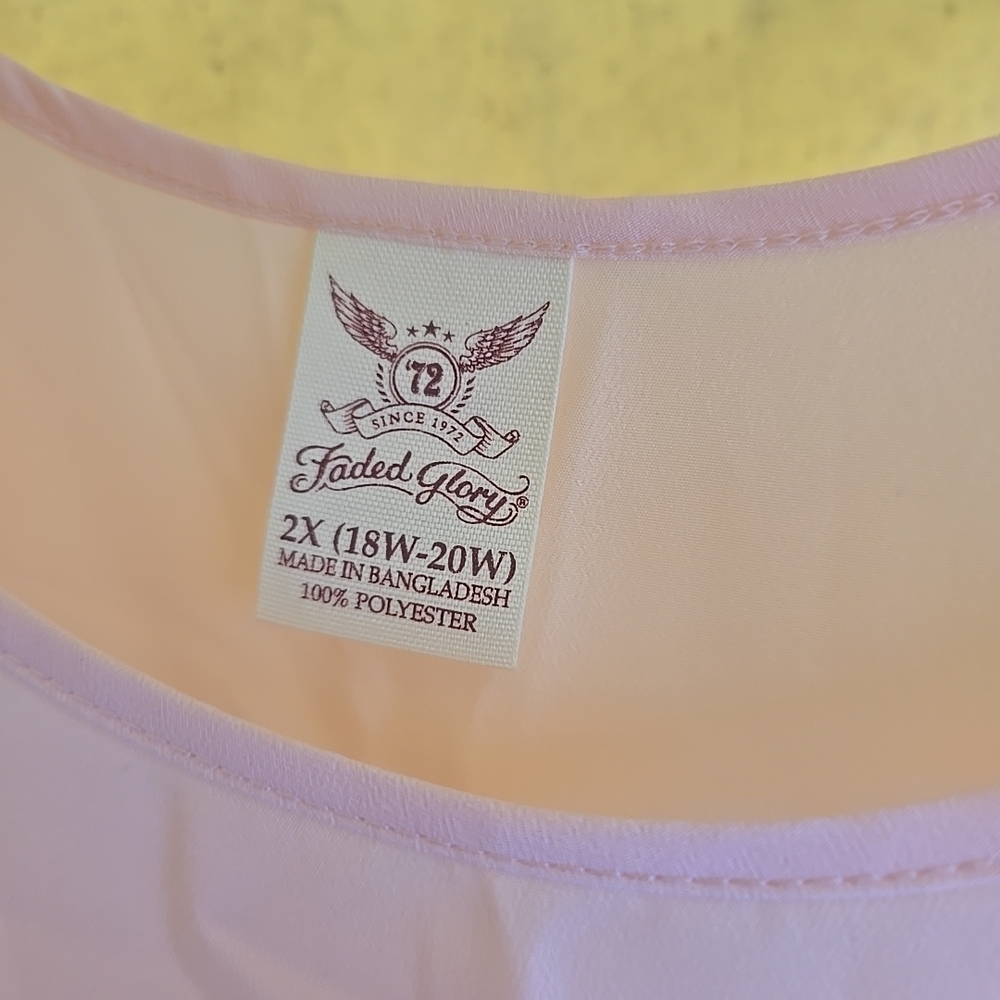 Faded Glory Women's Light Pink Bra